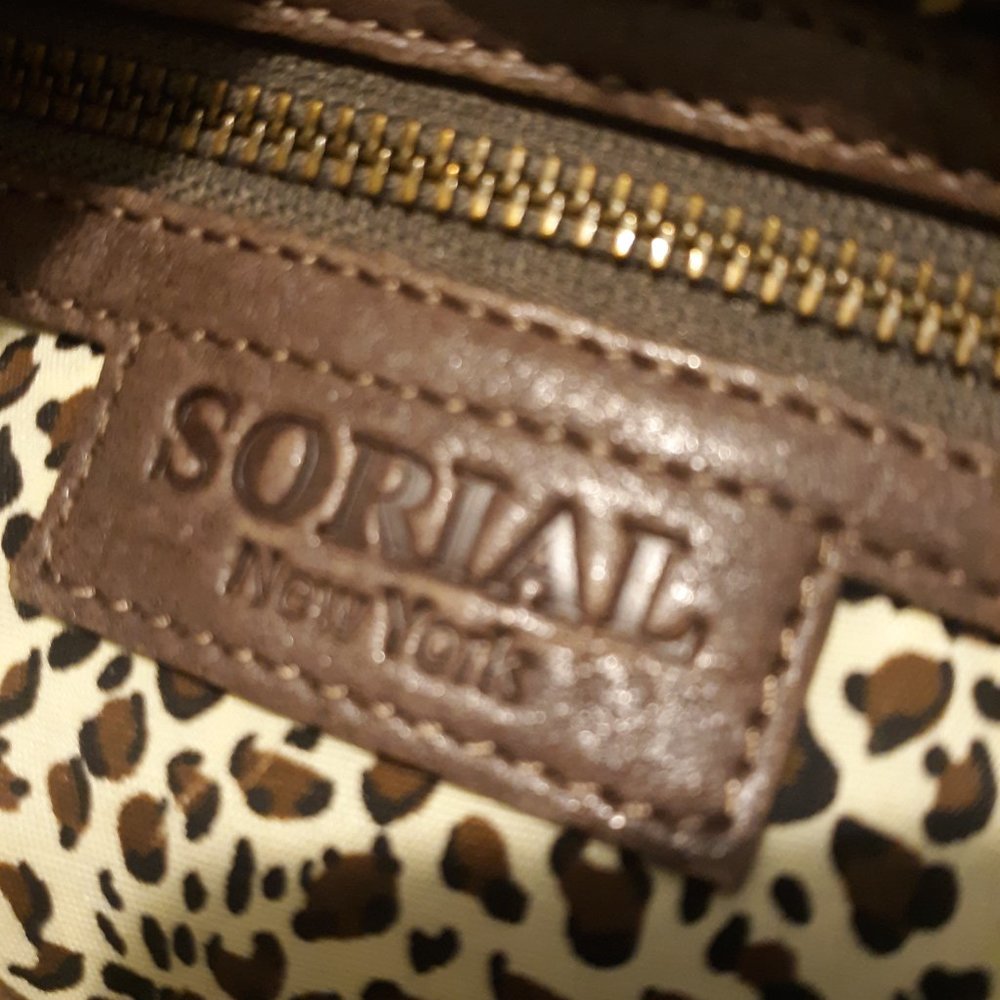 Sorial large leather satchel - Picture 4 of 5